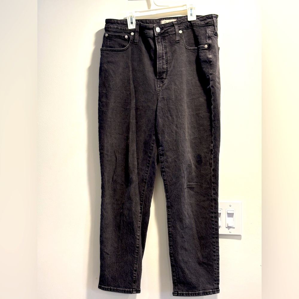 Madewell Curvy Perfect Vintage Jean in Black - 31